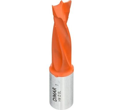 Сверло глухое левое 4 флейты (8x30 мм; L57.5 мм; хвостовик 10x20 присадка) Dimar 2014167