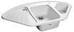 Кухонная мойка GranFest Corner GF-C1040E 104 см иней