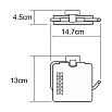 Держатель туалетной бумаги WasserKRAFT Dill K-3925