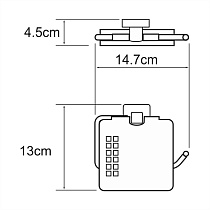 Держатель туалетной бумаги WasserKRAFT Dill K-3925