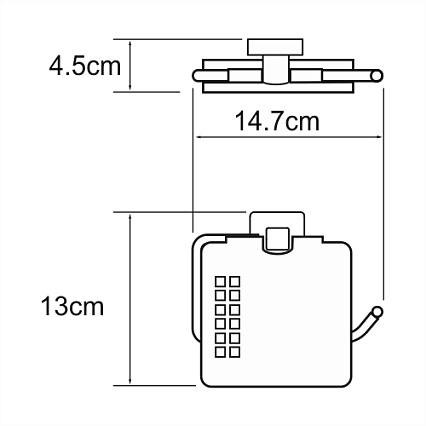 Держатель туалетной бумаги WasserKRAFT Dill K-3925