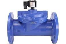 Электромагнитный клапан DN.ru соленоидный двухходовой VSF-602N-PU-NC Ду100 Ру10 220В AC D130-00546