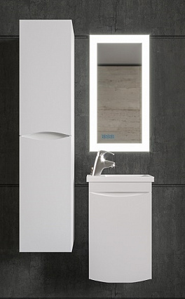 Мебель для ванной Бриклаер Вега 40 см белый глянец