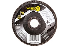 Диск лепестковый (125х22 мм; Р80) Vorel 07986