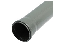 Труба РемоКолор внутренняя канализация, серая, 110x2.7 мм, 2 м 67-1-014