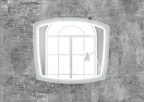 Зеркало Art&Max Roma 80x70 см, с подсветкой