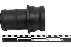 Камлок TITAN LOCK 3in типа E, ниппель с хвостовиком (полипроп.) TL300EPP
