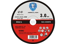 Круг отрезной 355x3x25.4 мм, А30 T-BF, металл/нерж. для станков ABRALION 8919