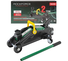 Домкрат гидравлический подкатной Rockforce 2т, h min 135мм, h max 300мм RF-TA82008(4014)