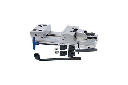 Тиски станочные модульные SOVIS GT-200А-I неповоротные, высокоточные (S=200) 25978