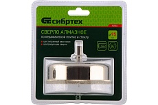 Сверло по керамической плитке и стеклу 95х55 мм Сибртех 72732