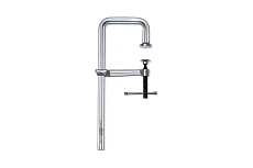 Струбцина BESSEY U-образная цельнометаллическая лёгкая 250/120, 4 кН, Т-ручка BE-GU25-12-6ZK