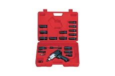 Пневматический ударный гайковерт с комплектом головок (23 предмета) King Tony 44118MP