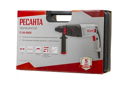 Перфоратор Ресанта П-30-900К 75/3/2