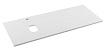 Столешница BelBagno EK-120-AS-BL-L 120 см 1 отв. под смеситель, чаша слева, Bianco Lucido