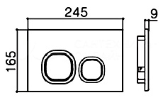 Комплект Weltwasser 10000010466 унитаз Gelbach 041 GL-WT + инсталляция + кнопка Amberg RD-CR