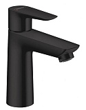 Смеситель для раковины Hansgrohe Talis E 71710670 с донным клапаном, матовый черный