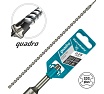 Бур Quadro (24x1000 мм; SDS-plus) RENNBOHR 512410
