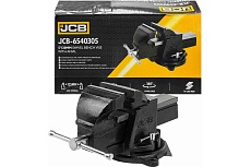 Тиски стальные поворотные с наковальней JCB 5&quot;-125мм JCB-6540305(58990)