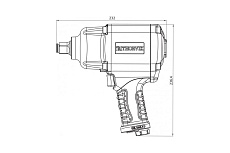 Пневматический гайковерт Thorvik AIW3416 52200