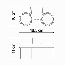 Держатель для стакана WasserKRAFT Berkel K-6828D