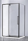 Душевой уголок Vincea Slim-N VSR-4SNP1010CLB 100x100 черный, прозрачный