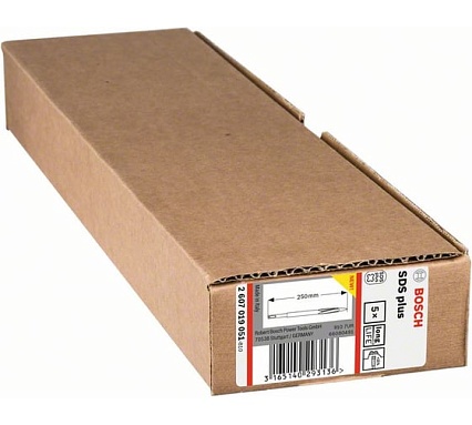 Зубило пиковое LongLife SDS-plus 250 мм, 5 шт. Bosch 2607019051