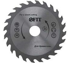 Диск пильный для циркулярных пил по дереву 185x20/16 мм, 48T FIT 37740