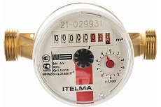 Счетчик горячей воды Ителма ГВС L=110 Ду-15 WFW20.D110 WFW20.D110-0-R-L-0-IP54