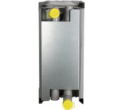 Прямоугольный водяной нагреватель Ventart (теплообменник) ВОП 600x300/2 к 4687202652990