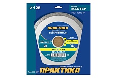 Диск алмазный Мастер (125х22.2 мм) Практика 030-627