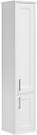 Шкаф пенал Aquanet Бостон 36 см L белый матовый, ручки хром 00209680
