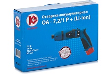 Аккумуляторная отвёртка Калибр ОА-7,2/1 Р+ 00000045943
