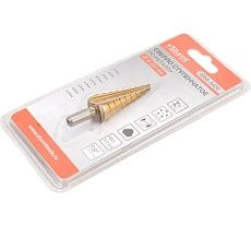 Сверло ступенчатое по металлу (4-20 мм; шаг 2 мм; HSS TIN) Sturm 1055-S420