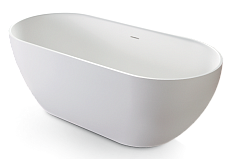 Ванна из искусственного камня Gruppo Treesse Clivia V446BO 160x75 белый матовый