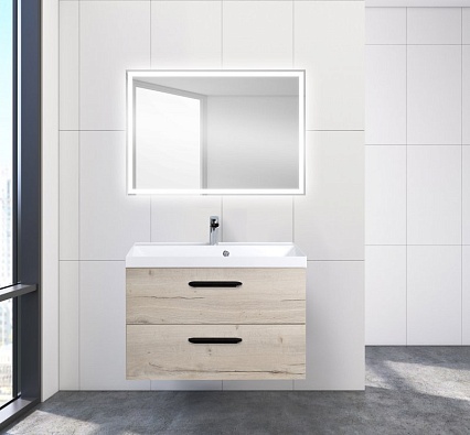 Тумба с раковиной BelBagno Aurora 80 см