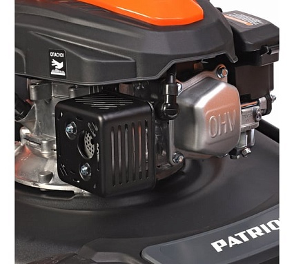 Бензиновая газонокосилка Patriot PT 55LS, 173 сс, 4 л.с., 51 см, 65 л. трав., метал. дека, привод 512109055