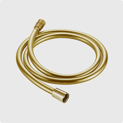 Шланг AQUAme AQM1502GG 150 см ПВХ, глянцевое золото