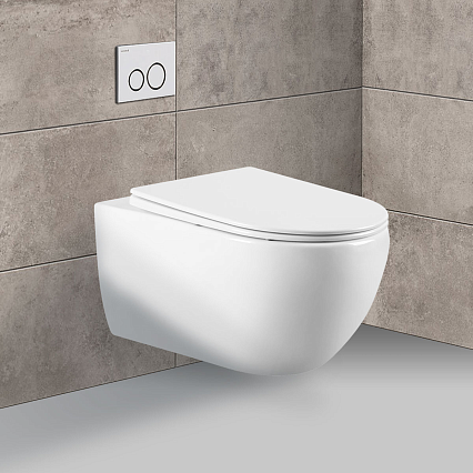 Подвесной унитаз Vincea Evo VT1-34 555x365x355 безободковый