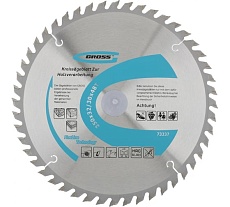 Пильный диск по дереву 250x32/30 мм, 48Т Gross 73337