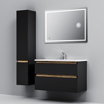 Мебель для ванной Am.Pm X-Joy 100 см подвесная, черный матовый