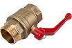 Шаровой для воды Valfex 1 1/4" ВР/НР ручка-рычаг, латунный 11Б27фт1М VF.215.LR1.114.Bir