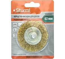Корщетка-насадка для дрели (63 мм) Sturm 5240602
