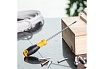 Шлицевая отвертка Deli SL5х150мм DL6351501 Cr-V, магнит, TPR+PP ручка 98351