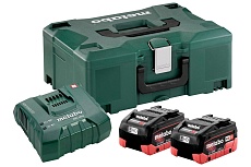 Набор Basic-Set (2 аккумулятора LiHD 8.0 Ач/18В+зарядное устройство ASC Ultra+Metaloc) Metabo  685131000