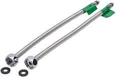 Подводка для смесителя из нержавеющей гофрированной трубы Lavita HF-C300L 1/2хМ10 гайка-штуцер