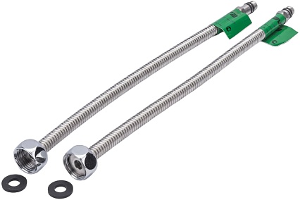 Подводка для смесителя из нержавеющей гофрированной трубы Lavita HF-C300L 1/2хМ10 гайка-штуцер