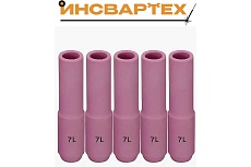 Сопло керамическое TIG Инсвартех удлиненное 17-18-26 10N №7L, 10 шт IST0196