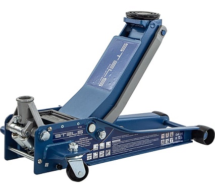 Гидравлический подкатной домкрат Stels LOW PROFILE QUICK LIFT быстр.подъем, 3 т, 75-515 мм, проф. 51136