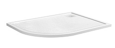 Поддон для душа BelBagno TRAY-MR-UNO-RH-120/80-550-35-W-R-BO 120x80 четверть круга, правый, накладка белый